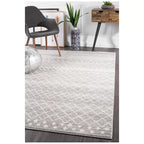 Oasis Silver Rug 330 x 240cm - Bohemian Style, Polypropylene Material