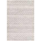 Silver Oasis Rug 230 x 160cm - Bohemian Tribal Design, Easy to Clean Polypropylene