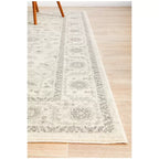 Evoke 261 White Indoor Rug 330 x 240cm - Soft, Non-Shedding, Power-Loomed Polypropylene