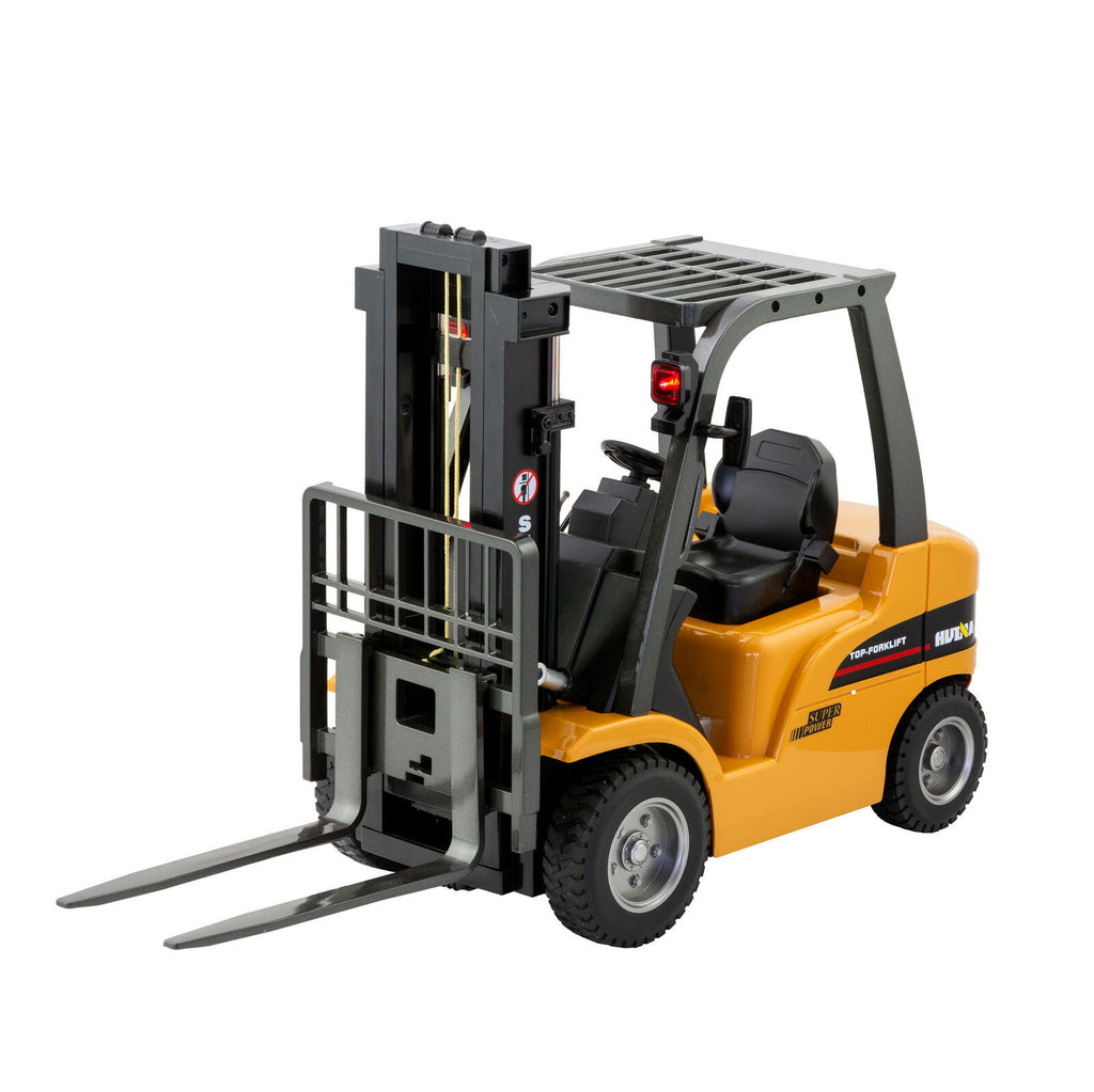 1:10 Scale 2.4G 8-Channel Metal Remote Control Forklift Construction Vehicle with Lifting Function & Sound