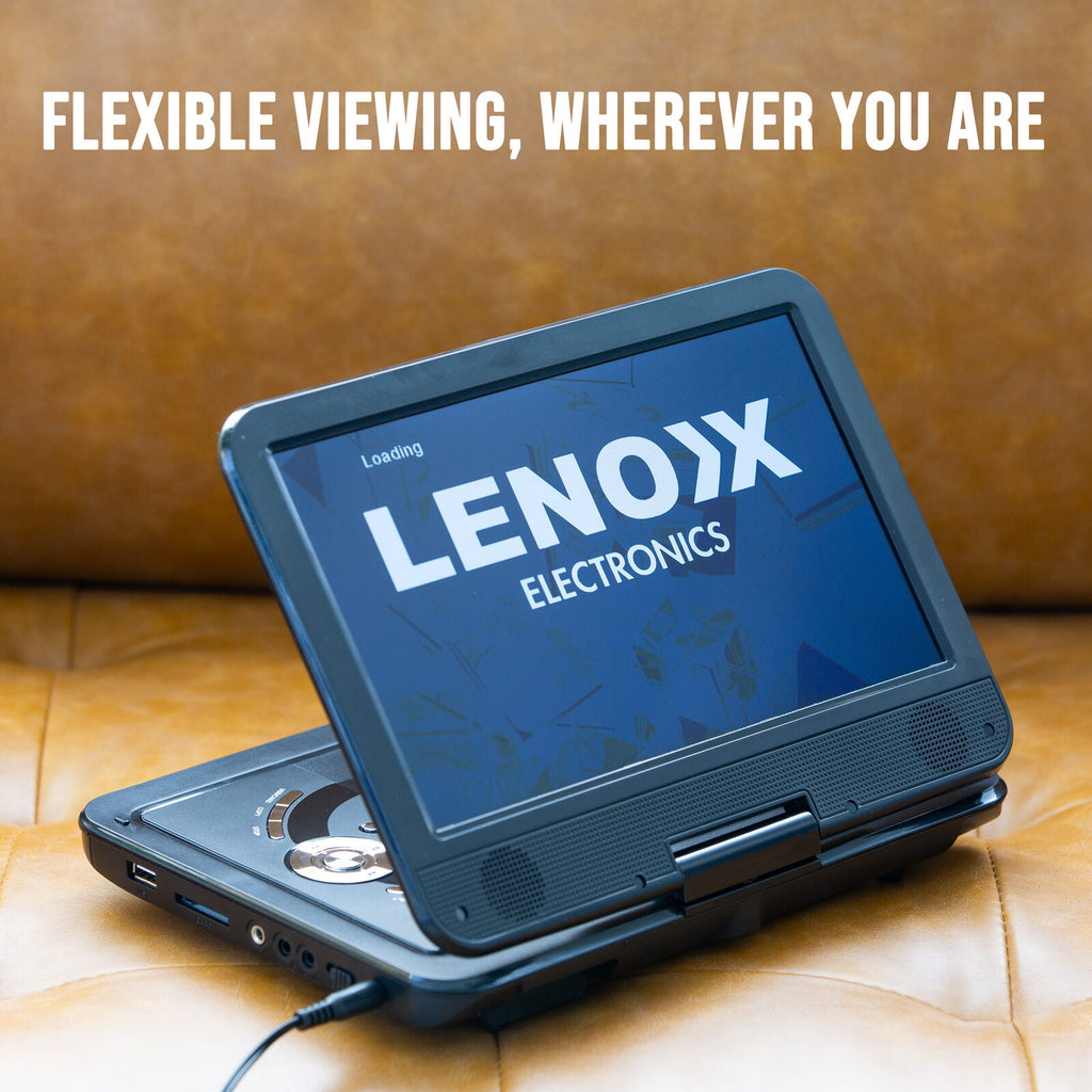 10.1" Portable DVD Player w/ 270-Degrees Swivel-Screen & Rechargeable