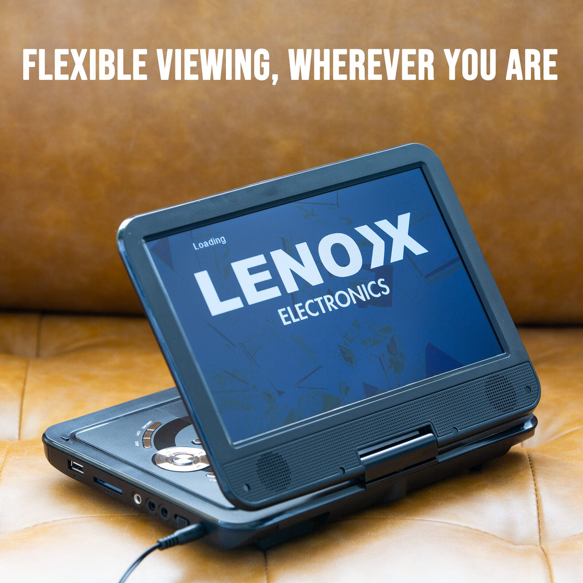 10.1" Portable DVD Player w/ 270-Degrees Swivel-Screen & Rechargeable
