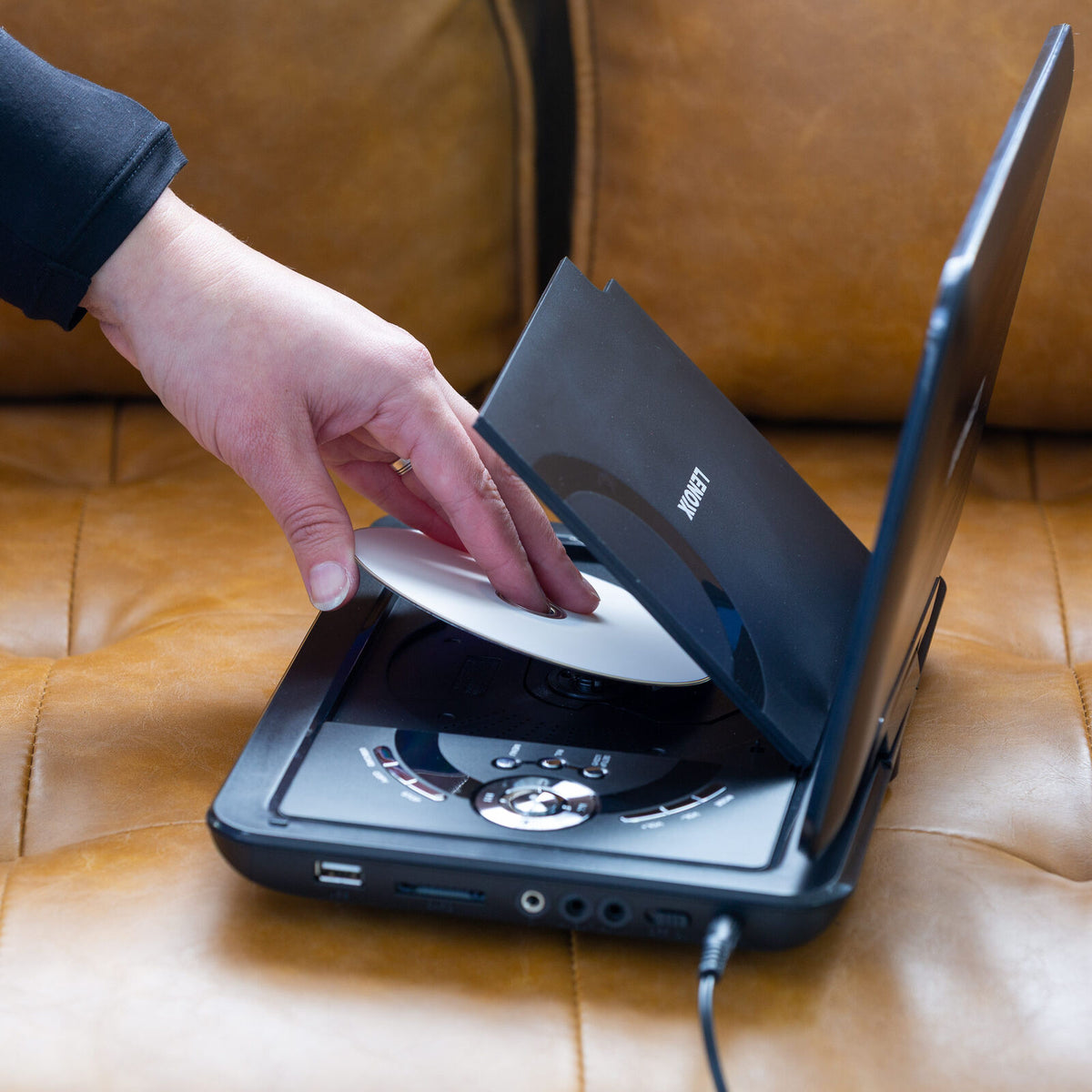 10.1" Portable DVD Player w/ 270-Degrees Swivel-Screen & Rechargeable