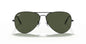 Aviator Large Metal II Sunglasses in Black and Green