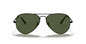 Aviator Metal II in Black and Green Sunglasses