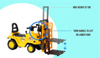 Kids Manual Forklift Ride-On with Working Mast Lift and Pallet