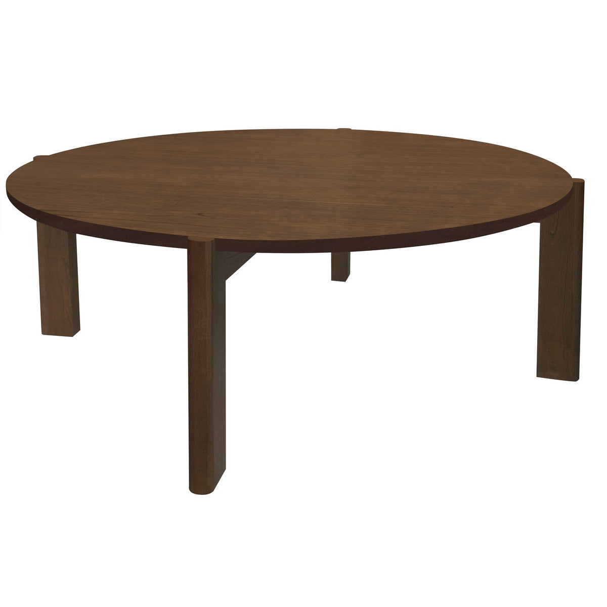Adelle Round Coffee Table (Walnut)