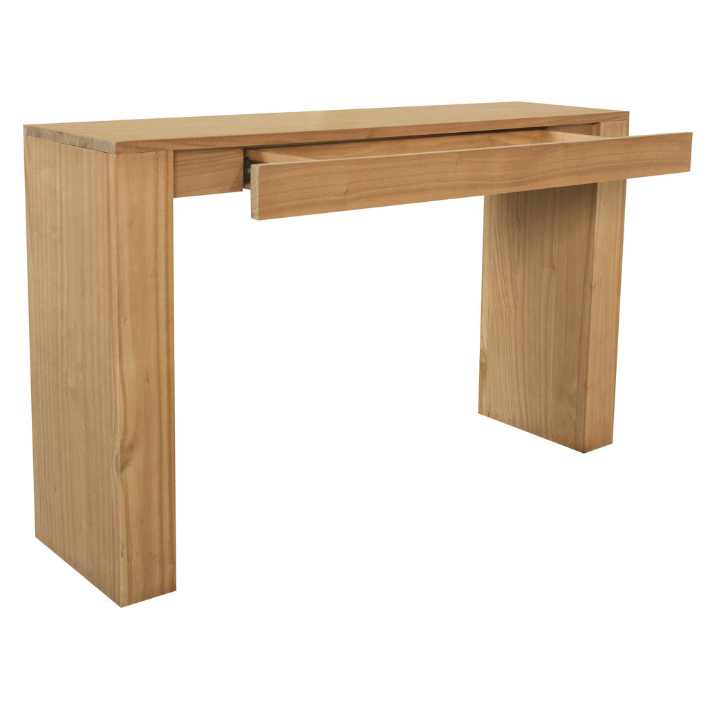 Hudson Solid Mindi Console Table (Natural)