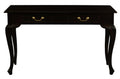 Queen Ann 2 Drawer Sofa Table (Chocolate)