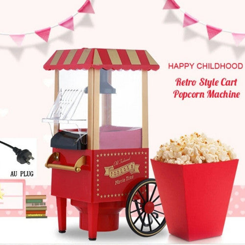 Electric Home Popcorn Machine Classic Car Corn Popper Maker For Kid Gift