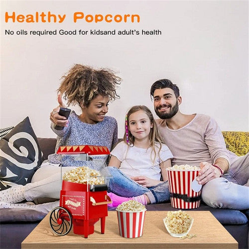 Electric Home Popcorn Machine Classic Car Corn Popper Maker For Kid Gift