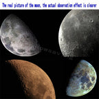 Pro Astronomical Telescope 114mm Aperture 875X Zoom HD High Resolution