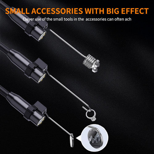 10M 8mm Lens Industrial Endoscope 1080P Digital Borescope Inspection Camera LED Lamp