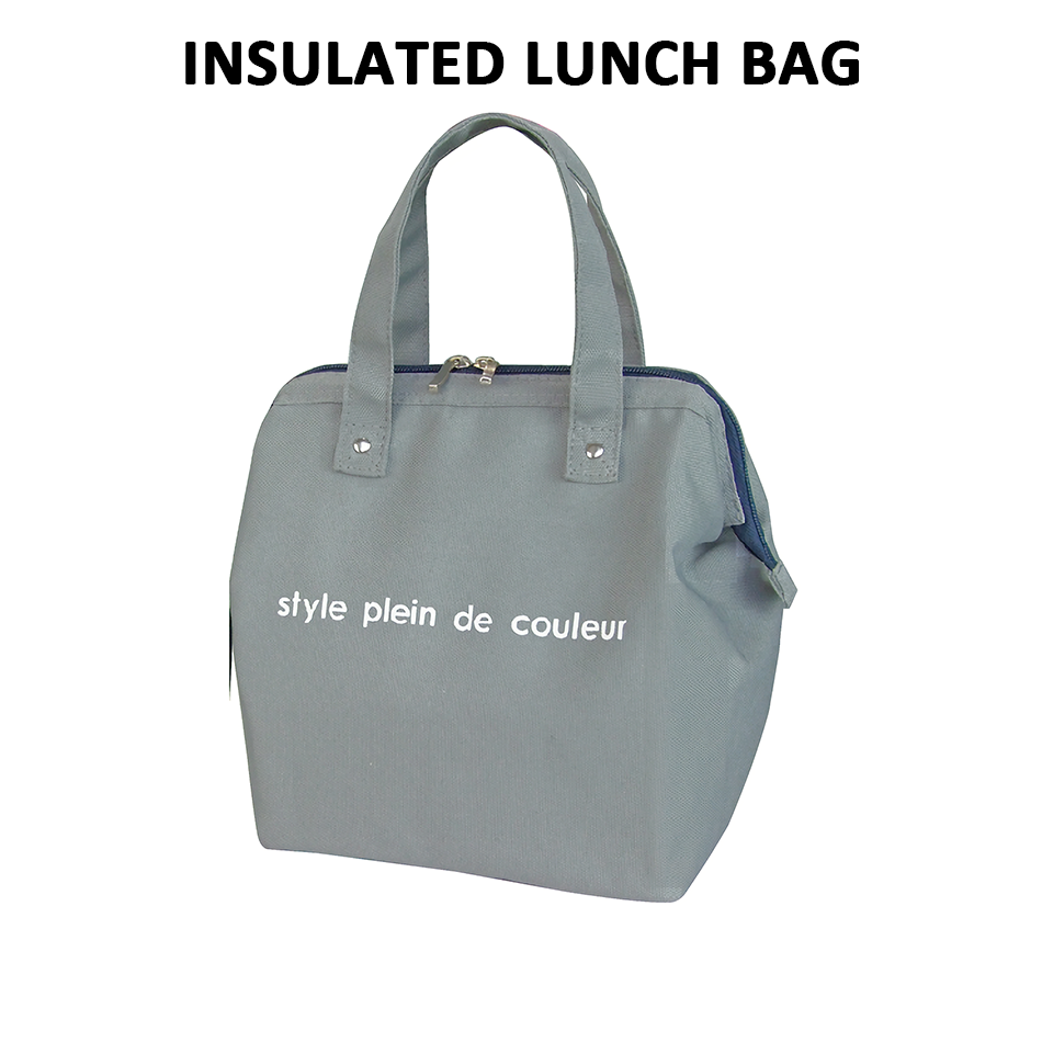 Insulated Thermal Cooler Lunch Bag Portable Picnic Storage Bag Pouch 22*14*25cm