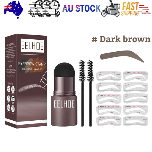 Eyebrow Print Mold Thrush, Lazy Eyebrows Fill Makeup Eyebrow Cake Waterproof Hairline Powder