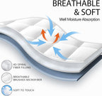 Luxury Mattress Topper Pillowtop Bedding Mat Pad Fitted Cover Underlay QUEEN