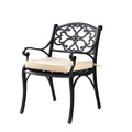 MARCO ALUMINIUM CHAIR(one pair) Black