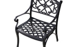 MARCO ALUMINIUM CHAIR(one pair) Black
