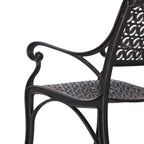 Cherise Cast Aluminium Chairs with Cushions (1 pair)
