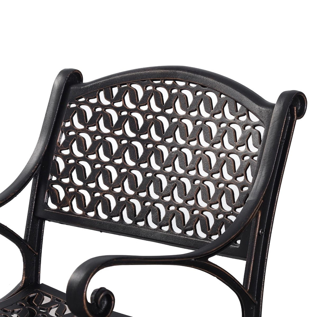 Cherise Cast Aluminium Chairs with Cushions (1 pair)