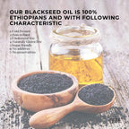 500ml Pure Black Seed Oil - 100% Ethiopian Nigella Sativa Cumin Cold Pressed