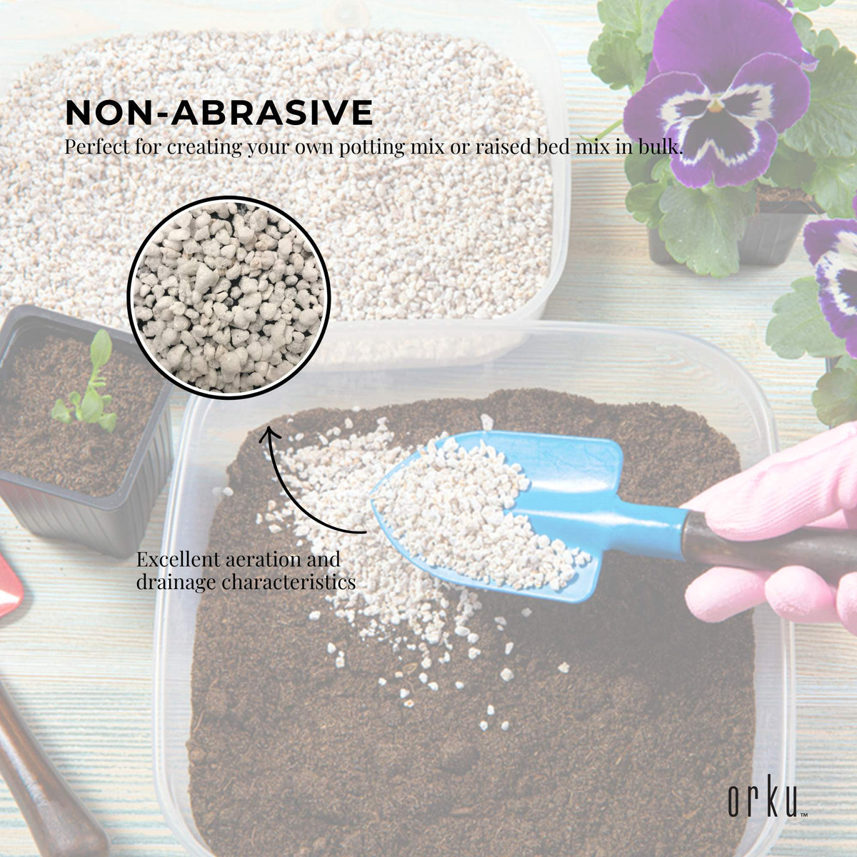 100L Perlite Coarse Premium Soil Expanded Medium Plants Hydroponics Bulk