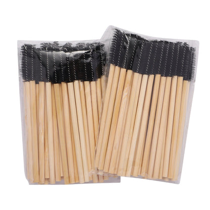 Miosh Eco Friendly Disposable Eyelash Mascara Wands Spoolies 50PCS