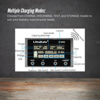 LiitoKala Lii-M4S Battery Charger LCD 4-Slot USB Li-ion NiMH Test Discharge Mode