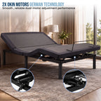 Therapedic Motion Queen Adjustable Bed Base Electric Motorised Frame with Wireless Remote & Preset