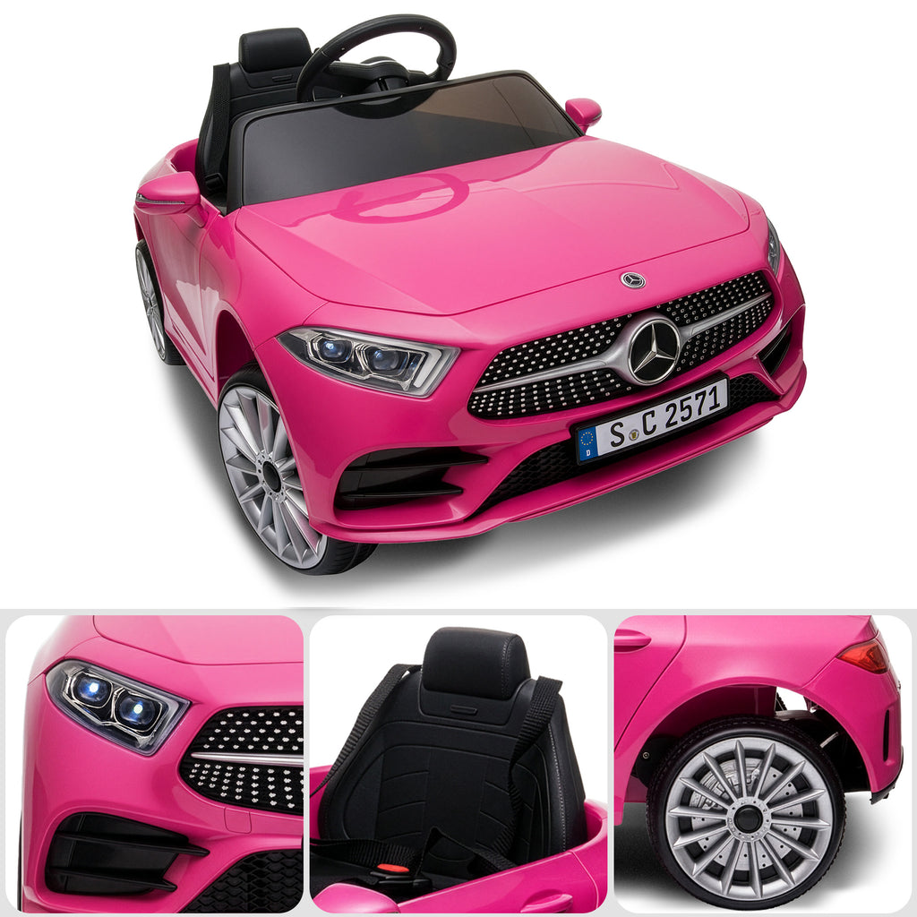 Kahuna Mercedes Benz CLS 350 Kids Electric Ride On Car with Remote Control - Pink