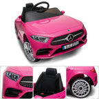 Kahuna Mercedes Benz CLS 350 Kids Electric Ride On Car with Remote Control - Pink