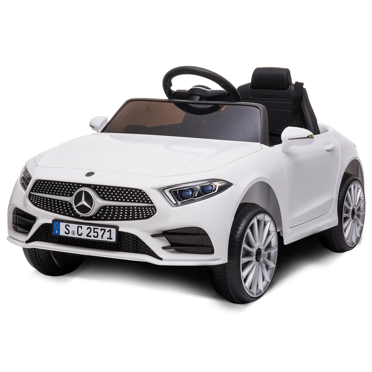 Kahuna Mercedes Benz CLS 350 Kids Electric Ride On Car with Remote Control - White