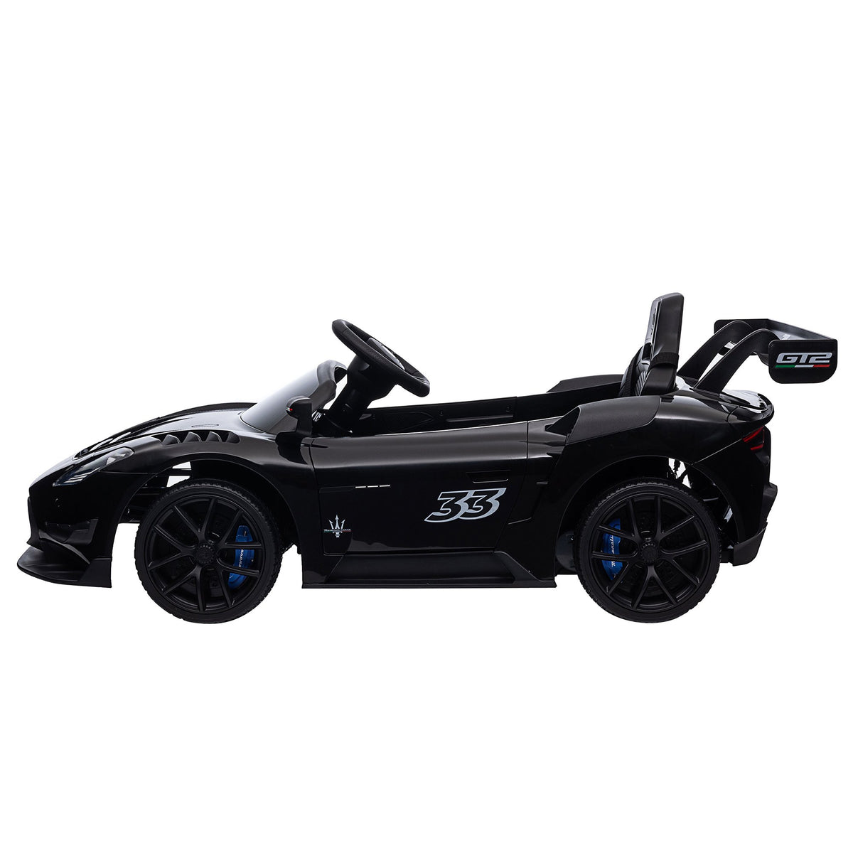 Kahuna Maserati MC20 GT2 Licensed Electric Kids Ride On Race Car Black