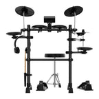 Karrera TDX-16 Electronic Drum Kit with LCD, Toms, Snares Quiet Mesh Pads & Pedals, Adjustable Stool, Headphones