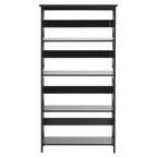 Sarantino Daphne 5-tier Cross Panel Bookshelf