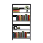 Sarantino Daphne 5-tier Cross Panel Bookshelf