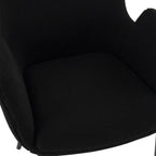 Charcoal Embrace Boucle – teddy Sherpa Fabric Armchair Set