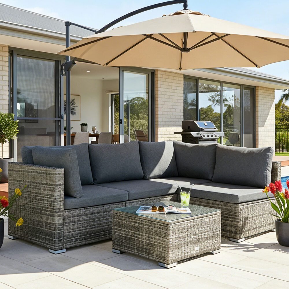 Outdoor Modular Lounge Sofa Bondi -Grey
