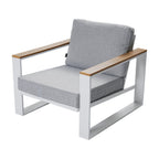 5 Seater Grandeur Lounge Suite – White