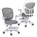 Kids Desk Chair - Children Office Study Seat with Footrest NOVA - Grey