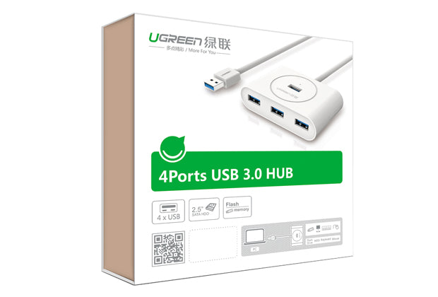 UENGRE USB 3.0 4 Ports Hub White 1M (20283)