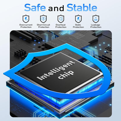BENFEI 000385BK 2.5 Inch SATA to USB-A + USB-C Tool Free External Hard Drive Enclosure (6Gbps, Optimized for SSD, Support UASP SATA III)