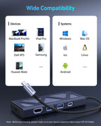 BENFEI 000389GY M.2 NVMe Enclosure with USB-C Hub