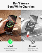 BENFEI 428BK-3M USB C to Right Angle USB C Cable , 90-dgree Angled USB 2.0 Type C Charger Cable, 3A Fast Charging & 480Mbps Data Sync, Durable PVC