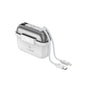 CHOETECH B812-SL WH Mini Bag Digital CCC Certified 10000mAh 30W Fast Charging Power Bank Gold with USB-C + 8-pin iPhone Cables