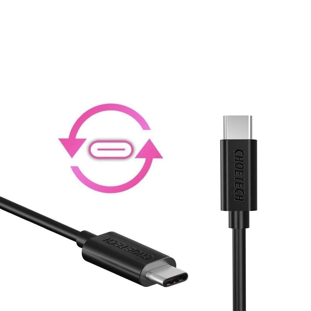 CHOETECH CC0004 USB-C to USB-C Cable USB3.1 Gen2 5V/3A 10 Gbps 3M Black
