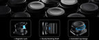 CHOETECH MCC001-BK 6 Pack Professional grade Magnetic Lock Cord Holder Clips Black