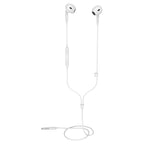 Choetech OC-A016 3.5mm lateral in ear Stereo sound Wired Headphones White