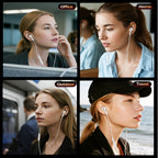 Choetech OC-A016 3.5mm lateral in ear Stereo sound Wired Headphones White