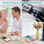 CHOETECH T511-S 10W/7.5W Fast Wireless Charger Pad (White)